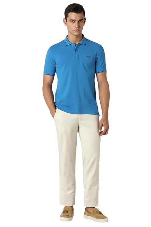 van heusen men's cotton solid regular fit collar polo t shirt van heusen men's cotton solid regular fit collar polo t shirt