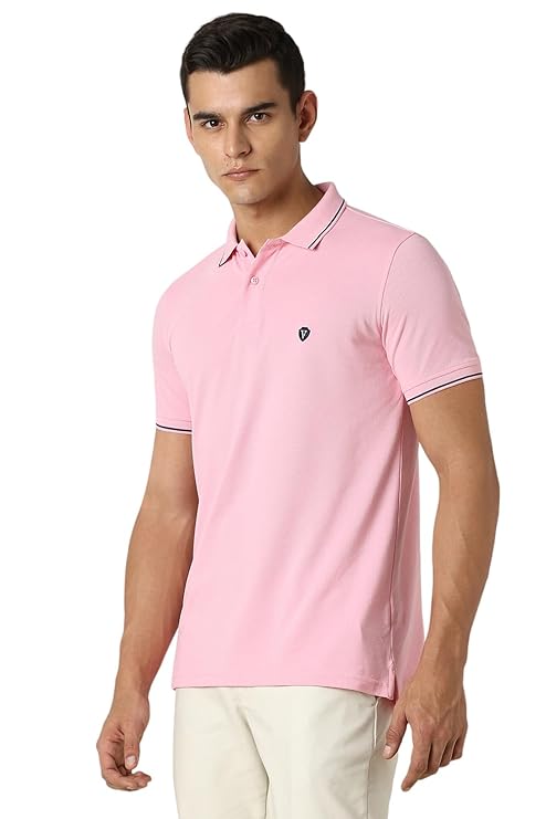 van heusen men's cotton solid regular fit collar polo t shirt van heusen men's cotton solid regular fit collar polo t shirt