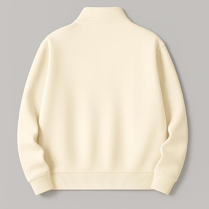 mack jonney men?s fleece half zip high neck sweatshirt | warm & stylish winter wear m4563 mack jonney men?s fleece half zip high neck sweatshirt | warm & stylish winter wear m4563