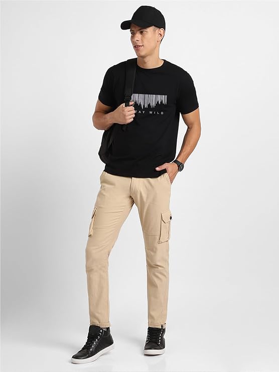 nobero men's cotton regular fit typography t shirt nobero men's cotton regular fit typography t shirt