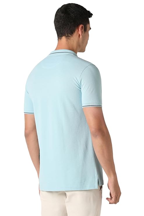 van heusen men's cotton solid regular fit collar polo t shirt van heusen men's cotton solid regular fit collar polo t shirt