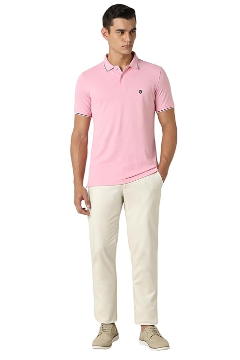 van heusen men's cotton solid regular fit collar polo t shirt van heusen men's cotton solid regular fit collar polo t shirt