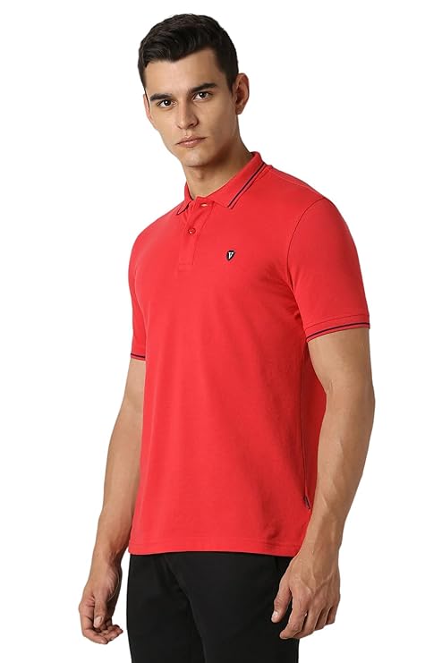 van heusen men's cotton solid regular fit collar polo t shirt van heusen men's cotton solid regular fit collar polo t shirt