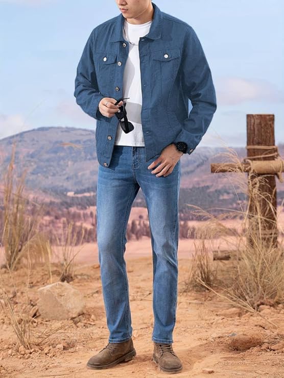 toplot men?s denim jacket || classic regular fit jeans jacket for men || stylish branded jackets for men (5266) toplot men?s denim jacket || classic regular fit jeans jacket for men || stylish branded jackets for men (5266)