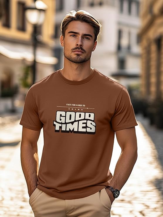 nobero men's cotton regular fit typography t shirt nobero men's cotton regular fit typography t shirt