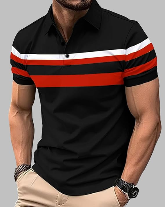 ausk men polo tshirt with half sleeve regular fit ausk men polo tshirt with half sleeve regular fit