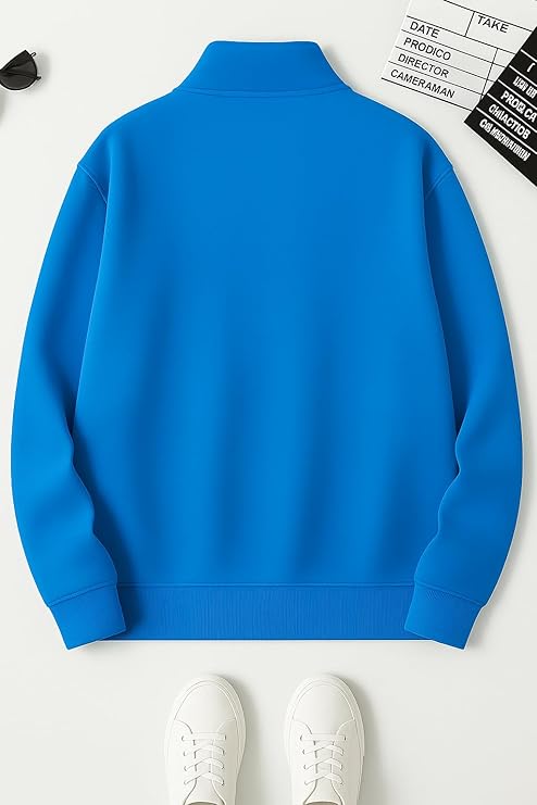 mack jonney men?s fleece half zip high neck sweatshirt | warm & stylish winter wear m4563 mack jonney men?s fleece half zip high neck sweatshirt | warm & stylish winter wear m4563