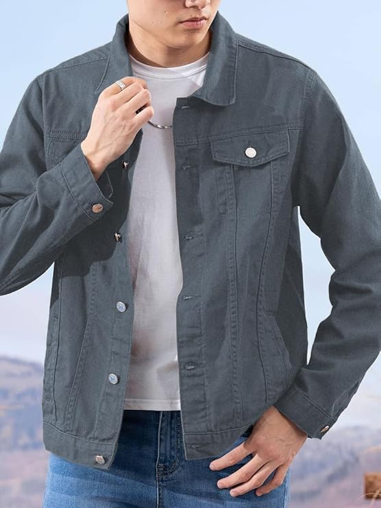 toplot men?s denim jacket || classic regular fit jeans jacket for men || stylish branded jackets for men (5266) toplot men?s denim jacket || classic regular fit jeans jacket for men || stylish branded jackets for men (5266)
