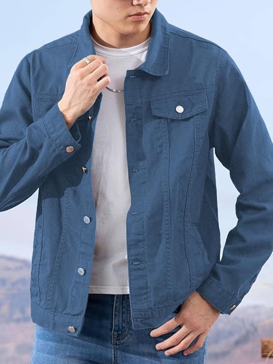 toplot men?s denim jacket || classic regular fit jeans jacket for men || stylish branded jackets for men (5266) toplot men?s denim jacket || classic regular fit jeans jacket for men || stylish branded jackets for men (5266)