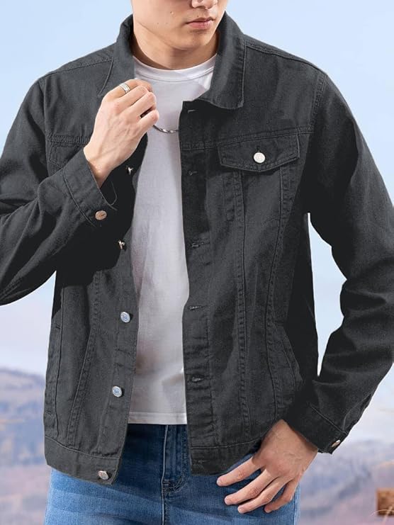 toplot men?s denim jacket || classic regular fit jeans jacket for men || stylish branded jackets for men (5266) toplot men?s denim jacket || classic regular fit jeans jacket for men || stylish branded jackets for men (5266)