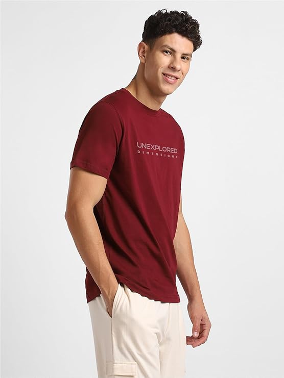 nobero men's cotton regular fit typography t shirt nobero men's cotton regular fit typography t shirt