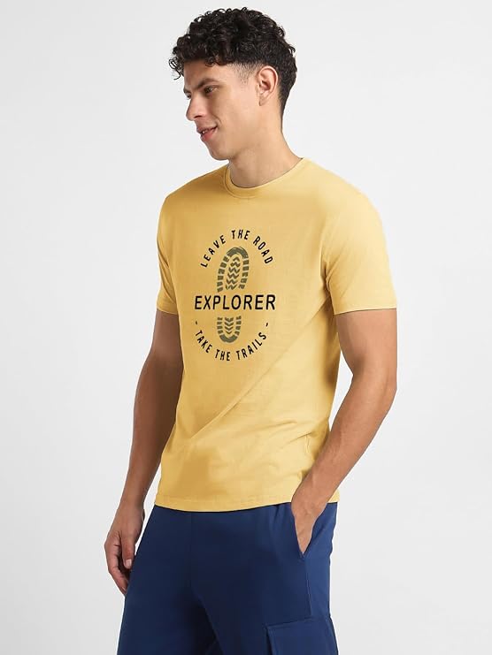 nobero men's cotton regular fit typography t shirt nobero men's cotton regular fit typography t shirt