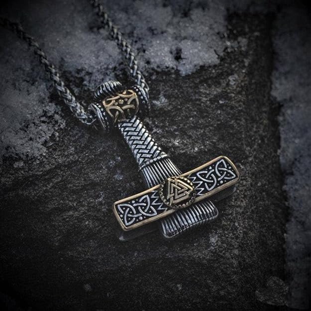 the men thing pendant for men pure titanium steel pendant viking collection with 24inch round box chain for men & boys the men thing pendant for men pure titanium steel pendant viking collection with 24inch round box chain for men & boys