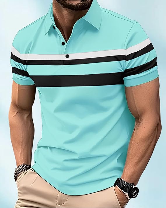 ausk men polo tshirt with half sleeve regular fit ausk men polo tshirt with half sleeve regular fit