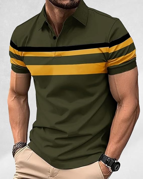 ausk men polo tshirt with half sleeve regular fit ausk men polo tshirt with half sleeve regular fit