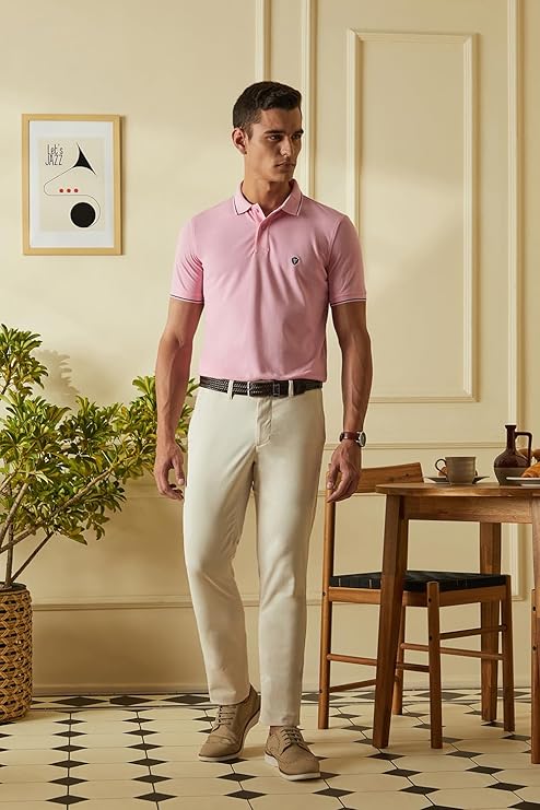 van heusen men's cotton solid regular fit collar polo t shirt van heusen men's cotton solid regular fit collar polo t shirt