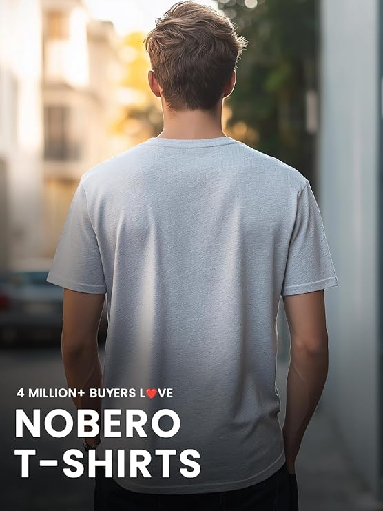 nobero men's cotton regular fit typography t shirt nobero men's cotton regular fit typography t shirt