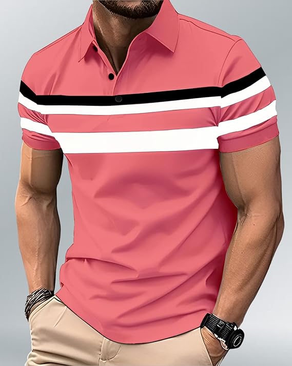 ausk men polo tshirt with half sleeve regular fit ausk men polo tshirt with half sleeve regular fit