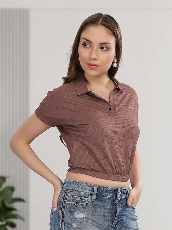 stellers women's mandarin collar crop top | feather touch feel | warm| regular fit| odour resistant| anti static| wrinkle free | quick dry | stretchable | lightweight | sweat proof stellers women's mandarin collar crop top | feather touch feel | warm| regular fit| odour resistant| anti static| wrinkle free | quick dry | stretchable | lightweight | sweat proof