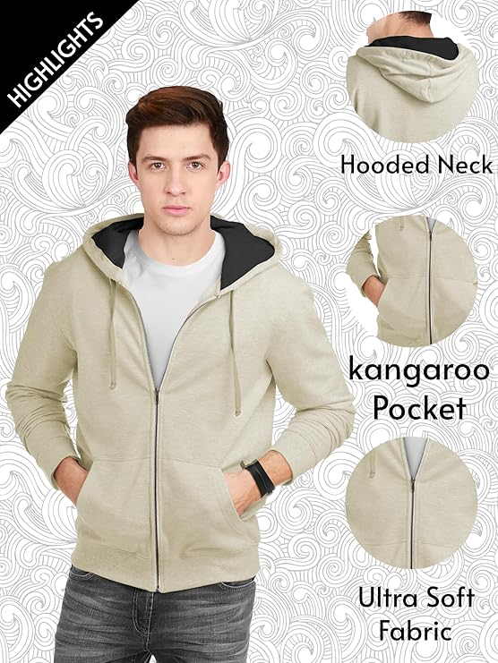 fanideaz men's cotton hooded sweatshirt with zip fanideaz men's cotton hooded sweatshirt with zip