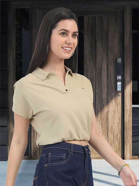 stellers women's mandarin collar crop top | feather touch feel | warm| regular fit| odour resistant| anti static| wrinkle free | quick dry | stretchable | lightweight | sweat proof stellers women's mandarin collar crop top | feather touch feel | warm| regular fit| odour resistant| anti static| wrinkle free | quick dry | stretchable | lightweight | sweat proof