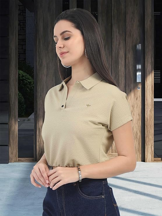 stellers women's mandarin collar crop top | feather touch feel | warm| regular fit| odour resistant| anti static| wrinkle free | quick dry | stretchable | lightweight | sweat proof stellers women's mandarin collar crop top | feather touch feel | warm| regular fit| odour resistant| anti static| wrinkle free | quick dry | stretchable | lightweight | sweat proof