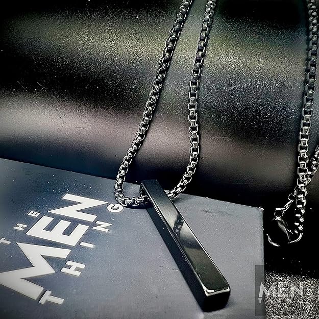 the men thing pendant for men pure titanium steel pendant collection with 24inch round box chain for men & boys the men thing pendant for men pure titanium steel pendant collection with 24inch round box chain for men & boys