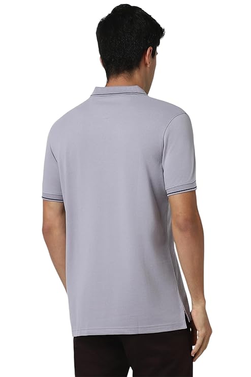 van heusen men's cotton solid regular fit collar polo t shirt van heusen men's cotton solid regular fit collar polo t shirt