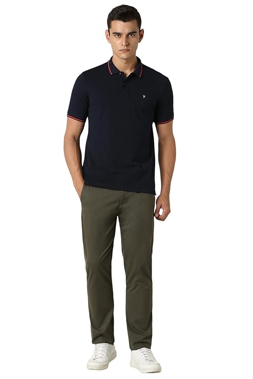 van heusen men's cotton solid regular fit collar polo t shirt van heusen men's cotton solid regular fit collar polo t shirt