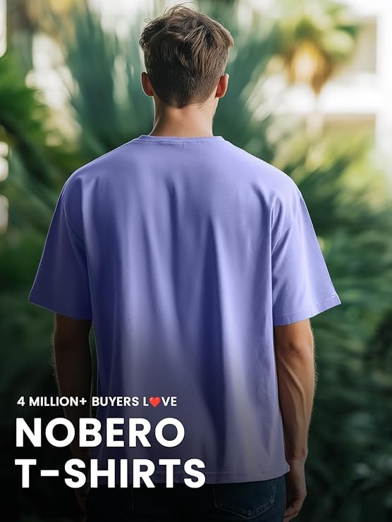 nobero men's cotton regular fit typography t shirt nobero men's cotton regular fit typography t shirt