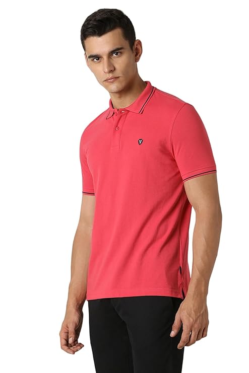 van heusen men's cotton solid regular fit collar polo t shirt van heusen men's cotton solid regular fit collar polo t shirt