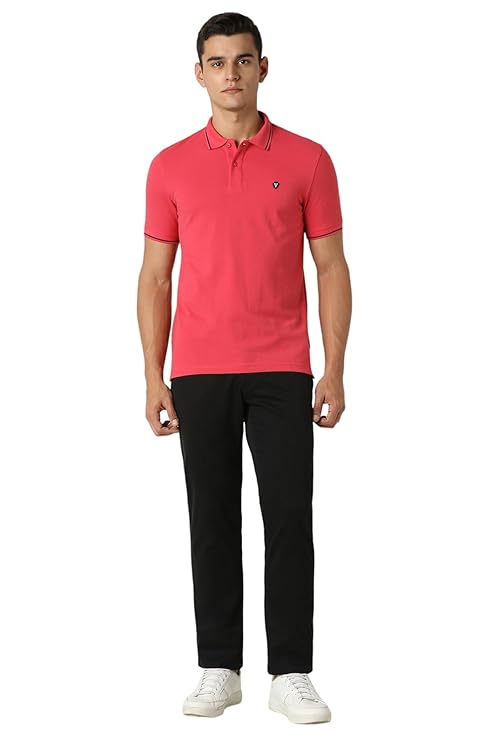 van heusen men's cotton solid regular fit collar polo t shirt van heusen men's cotton solid regular fit collar polo t shirt