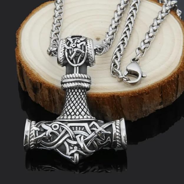 the men thing pendant for men pure titanium steel pendant viking collection with 24inch round box chain for men & boy the men thing pendant for men pure titanium steel pendant viking collection with 24inch round box chain for men & boy