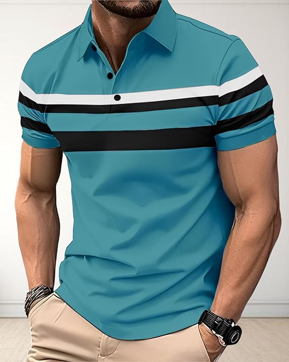 ausk men polo tshirt with half sleeve regular fit ausk men polo tshirt with half sleeve regular fit