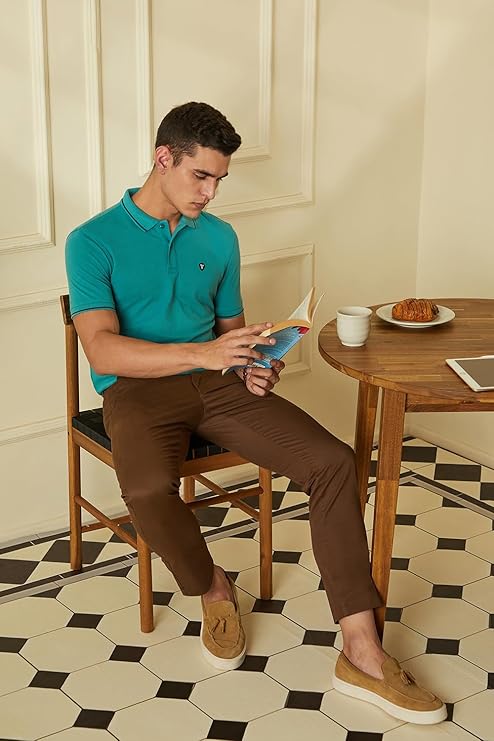 van heusen men's cotton solid regular fit collar polo t shirt van heusen men's cotton solid regular fit collar polo t shirt