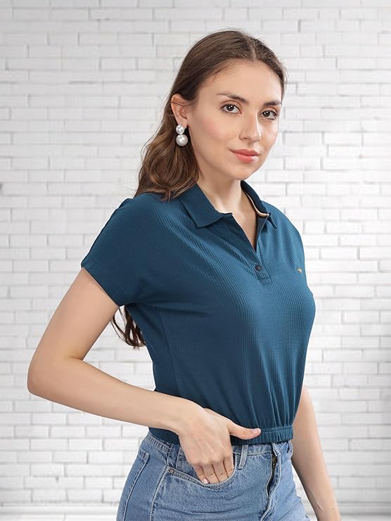 stellers women's mandarin collar crop top | feather touch feel | warm| regular fit| odour resistant| anti static| wrinkle free | quick dry | stretchable | lightweight | sweat proof stellers women's mandarin collar crop top | feather touch feel | warm| regular fit| odour resistant| anti static| wrinkle free | quick dry | stretchable | lightweight | sweat proof