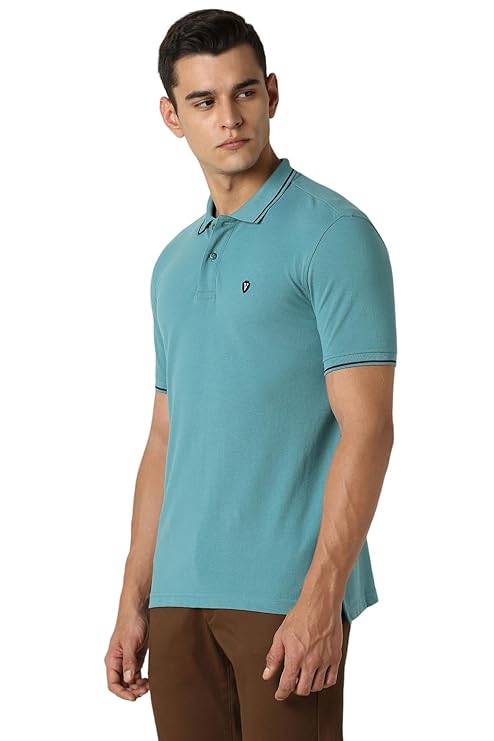 van heusen men's cotton solid regular fit collar polo t shirt van heusen men's cotton solid regular fit collar polo t shirt