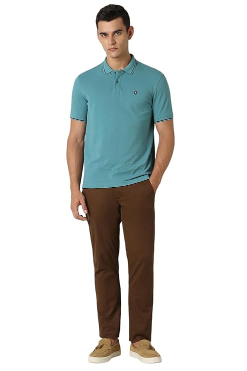 van heusen men's cotton solid regular fit collar polo t shirt van heusen men's cotton solid regular fit collar polo t shirt