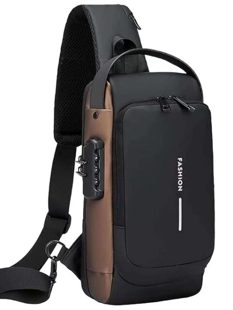 crossbody sling bag for men & women, casual chest backpack shoulder messenger bags