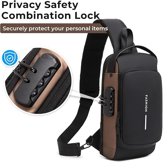 crossbody sling bag for men & women, casual chest backpack shoulder messenger bags crossbody sling bag for men & women, casual chest backpack shoulder messenger bags