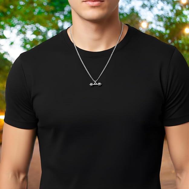 anti tarnish stainless steel necklace for men, stylish pendant necklace, men's jewellery for gifting anti tarnish stainless steel necklace for men, stylish pendant necklace, men's jewellery for gifting