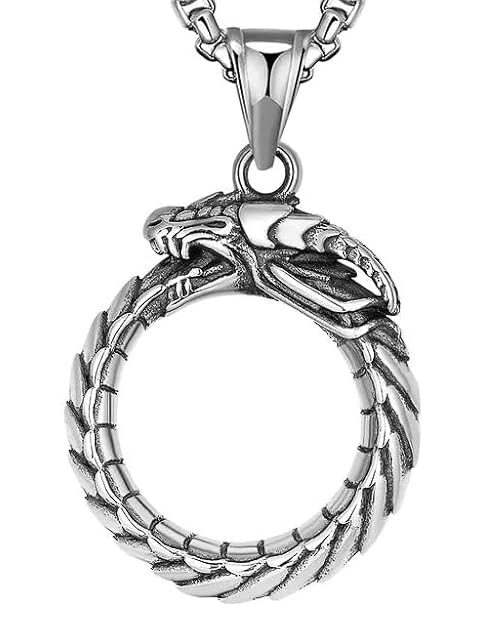 the men thing alloy pendant with pure stainless steel 24inch round box chain, european trending style round box chain & pendant for men & boys (copy)