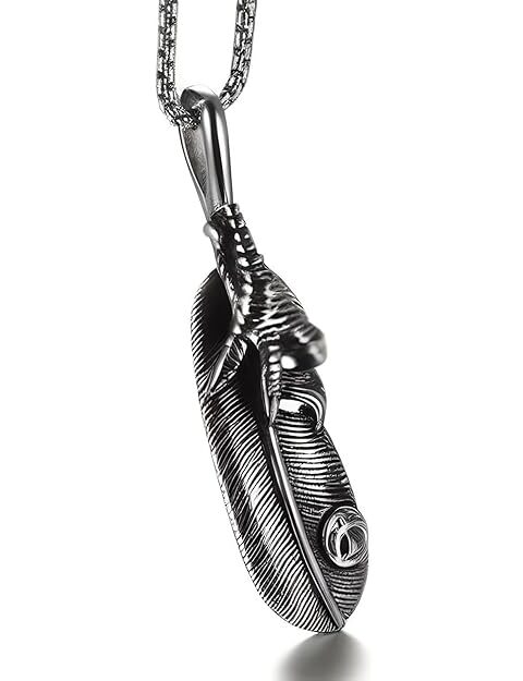 the men thing alloy pendant with pure stainless steel 24inch round box chain, european trending style round box chain & pendant for men & boys (copy)