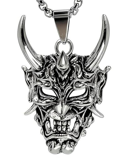 the men thing alloy pendant with pure stainless steel 24inch round box chain, european trending style round box chain & pendant for men & boys (copy)