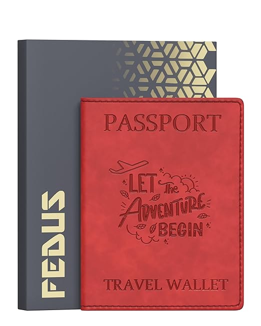 fedus faux leather premium passport holder for men and women passport cover case wallet with credit/debit card, boarding pass slots, rfid protected travel document accessories organiser fedus faux leather premium passport holder for men and women passport cover case wallet with credit/debit card, boarding pass slots, rfid protected travel document accessories organiser
