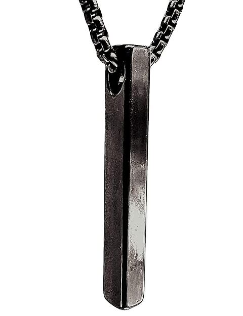 the men thing alloy pendant with pure stainless steel 24inch round box chain, european trending style round box chain & pendant for men & boys (copy)
