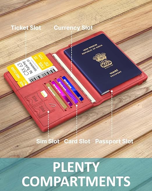 fedus faux leather premium passport holder for men and women passport cover case wallet with credit/debit card, boarding pass slots, rfid protected travel document accessories organiser fedus faux leather premium passport holder for men and women passport cover case wallet with credit/debit card, boarding pass slots, rfid protected travel document accessories organiser