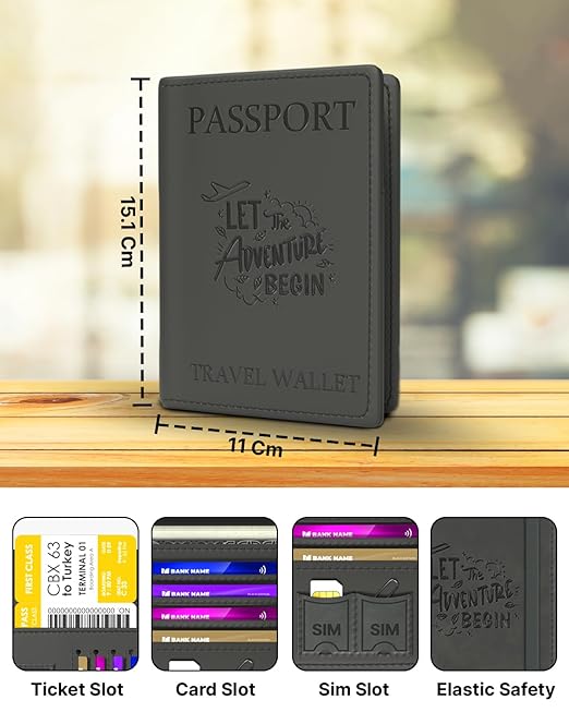 fedus faux leather premium passport holder for men and women passport cover case wallet with credit/debit card, boarding pass slots, rfid protected travel document accessories organiser (copy) fedus faux leather premium passport holder for men and women passport cover case wallet with credit/debit card, boarding pass slots, rfid protected travel document accessories organiser (copy)
