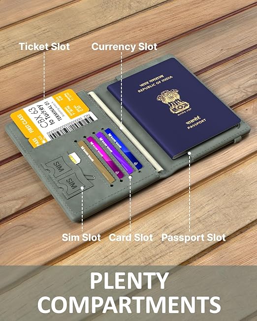 fedus faux leather premium passport holder for men and women passport cover case wallet with credit/debit card, boarding pass slots, rfid protected travel document accessories organiser fedus faux leather premium passport holder for men and women passport cover case wallet with credit/debit card, boarding pass slots, rfid protected travel document accessories organiser