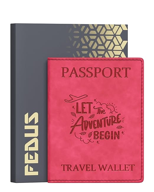 fedus faux leather premium passport holder for men and women passport cover case wallet with credit/debit card, boarding pass slots, rfid protected travel document accessories organiser fedus faux leather premium passport holder for men and women passport cover case wallet with credit/debit card, boarding pass slots, rfid protected travel document accessories organiser